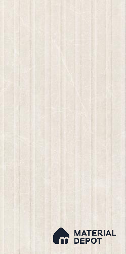 Punch Floor & Wall Tile TL 09264 Pulse Ivory Glit Wave 4 ft x 2 ft Fusion Finish Vitrified Tile - 9 mm | 6 Random Design | Suitable For Living Room, Bedroom, Dining Area