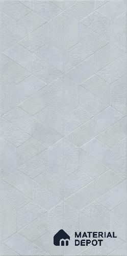 Marble Floor & Wall Tile TL 09267 Castella Mint Hexa 4 ft x 2 ft Fusion Finish Vitrified Tile - 9 mm | 7 Random Design | Suitable For Living Room, Bedroom, Dining Area