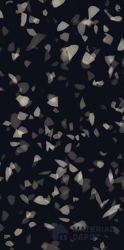 Terrazzo Floor & Wall Tile TL 09220 Carmen Black 4 ft x 2 ft Glamour Finish Vitrified Tile - 9 mm | 4 Random Design | Suitable For Living Room, Bedroom, Dining Area