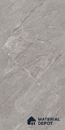 Marble Floor & Wall Tile TL 09307 B Euri Grey 4 ft x 2 ft Glossy Finish Vitrified Tile - 9 mm | 4 Random Design | Suitable For Living Room, Bedroom, Dining Area