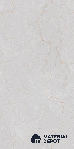Marble Floor & Wall Tile TL 09315 B Aria Bianco 4 ft x 2 ft Glossy Finish Vitrified Tile - 9 mm | 5 Random Design | Suitable For Living Room, Bedroom, Dining Area
