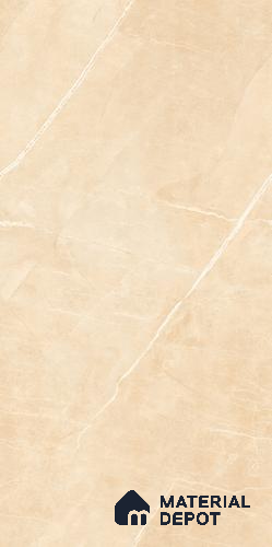 Marble Floor & Wall Tile TL 09316 B Sclera Beige 4 ft x 2 ft Glossy Finish Vitrified Tile - 9 mm | 5 Random Design | Suitable For Living Room, Bedroom, Dining Area