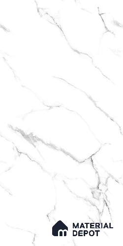 Marble Floor & Wall Tile TL 09319 Wanton Bianco 4 ft x 2 ft Infinia Finish Vitrified Tile - 9 mm | 7 Random Design | Suitable For Living Room, Bedroom, Dining Area