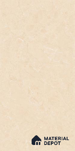 Marble Floor & Wall Tile TL 09227 Refine Crema Glit 4 ft x 2 ft Infinia Fusion Finish Vitrified Tile - 9 mm | 4 Random Design | Suitable For Living Room, Bedroom, Dining Area