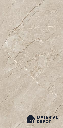 Marble Floor & Wall Tile TL 09245 Euri Mist Glit 4 ft x 2 ft Infinia Fusion Finish Vitrified Tile - 9 mm | 4 Random Design | Suitable For Living Room, Bedroom, Dining Area