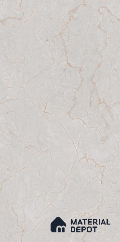 Marble Floor & Wall Tile TL 09247 Aria Bianco Glit 4 ft x 2 ft Infinia Fusion Finish Vitrified Tile - 9 mm | 5 Random Design | Suitable For Living Room, Bedroom, Dining Area