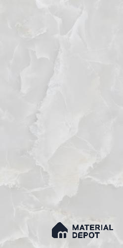 Marble Floor & Wall Tile TL 09255 Rose Onyx Bianco Glit 4 ft x 2 ft Infinia Fusion Finish Vitrified Tile - 9 mm | 6 Random Design | Suitable For Living Room, Bedroom, Dining Area
