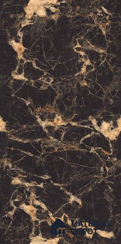 Marble Floor & Wall Tile TL 09209 Alicia Brown 4 ft x 2 ft Infinia Glamour Finish Vitrified Tile - 9 mm | 4 Random Design | Suitable For Living Room, Bedroom, Dining Area