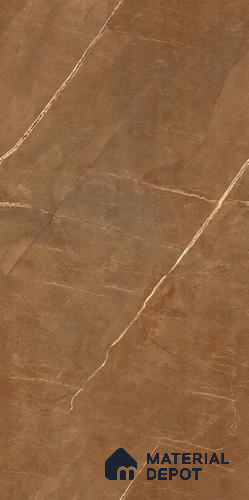 Marble Floor & Wall Tile TL 09211 B Sclera Brown 4 ft x 2 ft High Gloss Finish Vitrified Tile - 9 mm | 5 Random Design | Suitable For Living Room, Bedroom, Dining Area