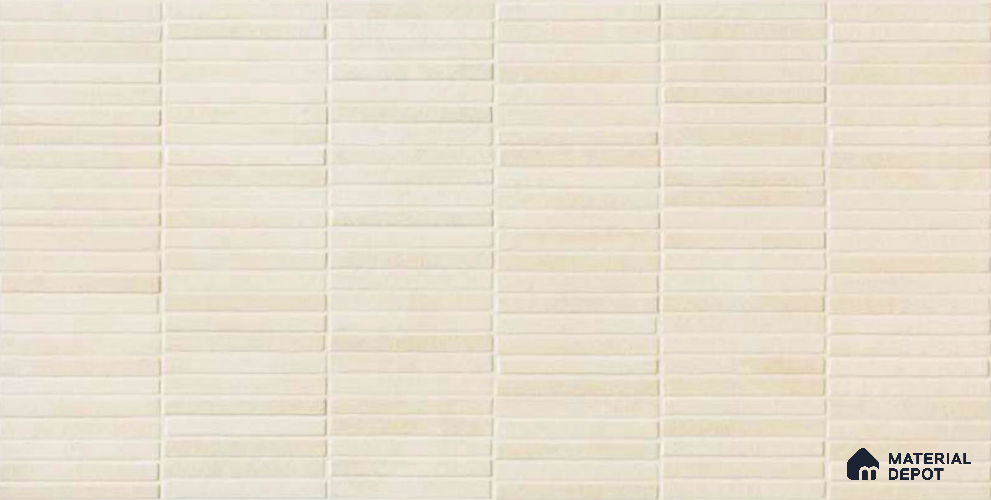 Punch Floor & Wall Tile TL 07946 C Warm Bianco Decor-2 4 ft x 2 ft Matte Finish  Vitrified Tile - 9 mm  | Suitable For living Room, Bedroom, Bathroom