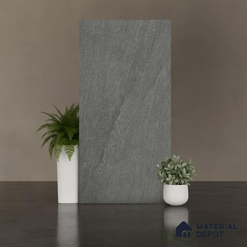 TL 07978 D Brave Graphite 4 ft x 2 ft Matte Finish GVT Vitrified Tile - 9 mm