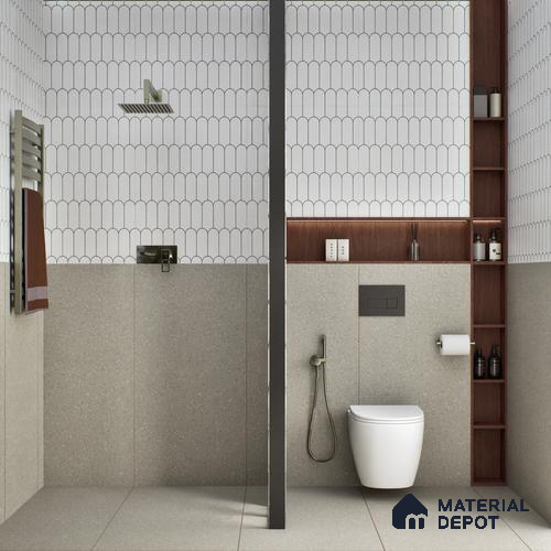 Terrazzo Wall & Floor Tile TL 07480 Terrazzo Fern 4 ft x 2 ft Matte Finish Vitrified Tile - 9 mm
