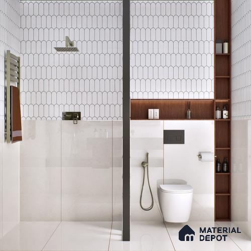 Terrazzo Wall & Floor Tile TL 07479 B Terrazzo Pearl 4 ft x 2 ft Glossy Finish Vitrified Tile - 9 mm