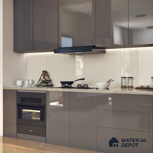 Terrazzo Wall & Floor Tile TL 07479 B Terrazzo Pearl 4 ft x 2 ft Glossy Finish Vitrified Tile - 9 mm