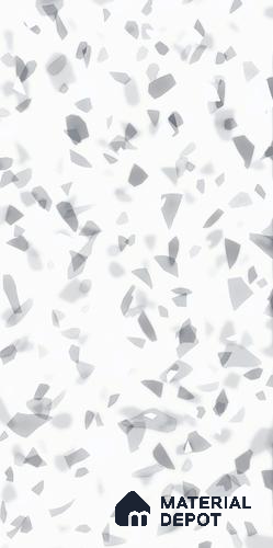 Terrazzo Floor & Wall Tile TL 09341 Carmen White 4 ft x 2 ft Polished Finish Vitrified Tile - 9 mm | 4 Random Design | Suitable For Living Room, Bedroom, Dining Area