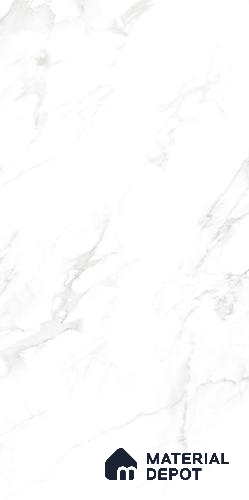 Marble Floor & Wall Tile TL 09346 Smoke White 4 ft x 2 ft Rapidex Finish Vitrified Tile - 9 mm | 4 Random Design | Suitable For Living Room, Bedroom, Dining Area