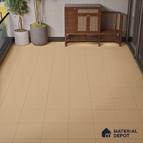 Parking Floor Tile TL 02358 16 x 16 inch Vitrified Anti Skid Matte Finish Heavy Duty Tile - 12 mm | Suitable For Outdoor, Heavy Traffic Areas | Pattern Alignment May Vary | 2-3 mm Spacer is Mandatory