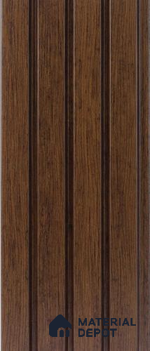 Brown Wooden Louver PN 05279 8 ft x 4.9 inch Charcoal Panel - 11 mm | Suitable for Feature Wall, TV Unit & Living Room | Width is Subjected to 5% Variation