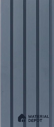 Grey Plain Colour Louver PN 05280 8 ft x 4.9 inch Charcoal Panel - 11 mm | Suitable for Feature Wall, TV Unit & Living Room | Width is Subjected to 5% Variation