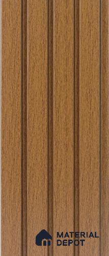 Brown Wooden Louver PN 05282 8 ft x 4.9 inch Charcoal Panel - 11 mm | Suitable for Feature Wall, TV Unit & Living Room | Width is Subjected to 5% Variation