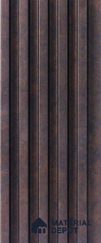 Wenge Stone Louver PN 05285 8 ft x 4.8 inch Charcoal Panel - 12 mm | Suitable for Feature Wall, TV Unit & Living Room | Width is Subjected to 5% Variation