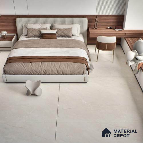 TL 10153 C Oracle Crema Endless 6 ft x 4 ft Satin Finish GVT Vitrified Tile - 9 mm | Adhesive and Spacers Must be Used During Installation