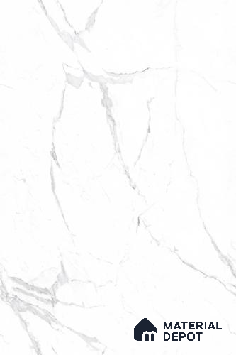 Marble Floor & Wall Tile TL 09642 Litos Bianco 6 ft x 4 ft Infinia Finish Vitrified Large Format Tile - 9 mm | 3 Random Design | Suitable For Living Room, Bedroom, Dining Area | Adhesive and Spacers Must be Used During Installation