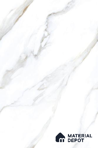Marble Floor & Wall Tile TL 09625 Rocco White Glit 6 ft x 4 ft Infinia Nutech Finish Vitrified Large Format Tile - 9 mm | 3 Random Design | Suitable For Living Room, Bedroom, Dining Area | Adhesive and Spacers Must be Used During Installation