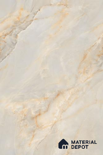 Marble Floor & Wall Tile TL 09633 Selva Onyx Crema 6 ft x 4 ft Infinia Finish Vitrified Large Format Tile - 9 mm | 3 Random Design | Suitable For Living Room, Bedroom, Dining Area | Adhesive and Spacers Must be Used During Installation