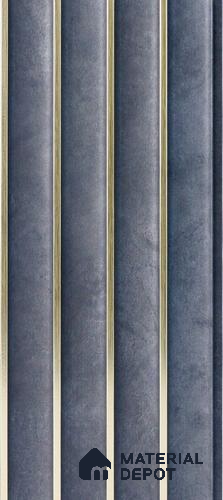 Grey Stone Louver PN 05294 8 ft x 4.9 inch Charcoal Panel - 12 mm | Suitable for Feature Wall, TV Unit & Living Room | Width is Subjected to 5% Variation