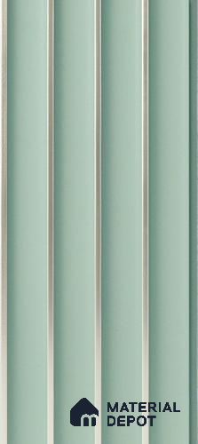 Blue Plain Colour Louver PN 05295 8 ft x 4.9 inch Charcoal Panel - 12 mm | Suitable for Feature Wall, TV Unit & Living Room | Width is Subjected to 5% Variation
