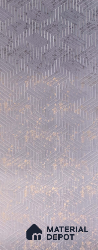 Pink Patterned Look PN 01569 8 ft x 4 ft Velvet Finish Decorative Wall Panel | Suitable for Feature Wall, TV Unit & Living Room | Plywood backing is Necessary | Width is Subjected to 5% Variation