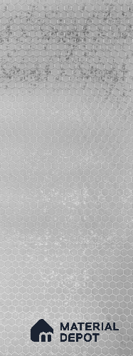 Grey Patterned Look PN 01576 8 ft x 4 ft Velvet Finish Decorative Wall Panel | Suitable for Feature Wall, TV Unit & Living Room | Plywood backing is Necessary | Width is Subjected to 5% Variation