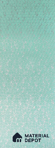 Green Patterned Look PN 01577 8 ft x 4 ft Velvet Finish Decorative Wall Panel | Suitable for Feature Wall, TV Unit & Living Room | Plywood backing is Necessary | Width is Subjected to 5% Variation