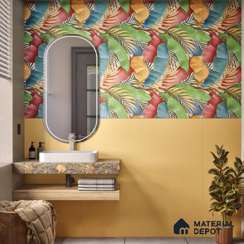 TL 00695 A Aesthetic Arencia Series Plain Orange Matte Finish 4 ft x 2 ft Full Body Vitrified Tile - 9 mm