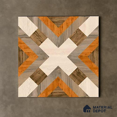 TL 00452 Almond Cream 2 ft x 2 ft Matte Finish Digital Porcelain Floor & Wall Tile - 9.5 mm | Please Expect a Slight Variation of Pattern