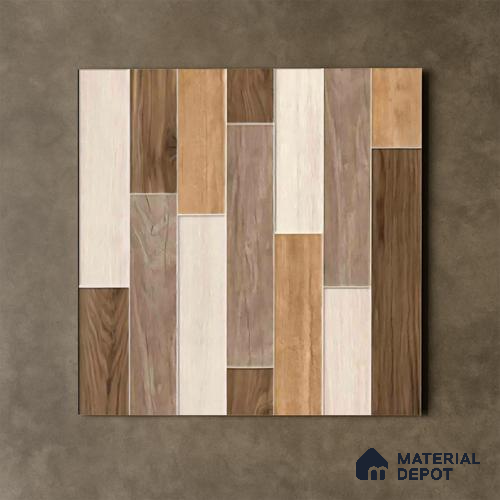 TL 00458 Beaver Brown 2 ft x 2 ft Matte Finish Digital Porcelain Floor & Wall Tile - 9.5 mm