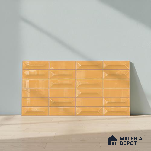Faux Subway Wall Tile TL 06513 B SR GL 8050 24 inch x 12 inch Ceramic Glossy Finish - 8 mm | Suitable for Accent / Feature Walls, Bathroom, Kitchen Wall & Backsplashes | Please Expect a Slight Variation of Pattern