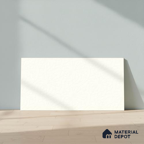 Patterned Wall Tile TL 06488 B 24 inch x 12 inch Ceramic Matte Finish - 8 mm | Suitable for Accent / Feature Walls, Living Room, Bedroom, Bathroom, Kitchen Wall & Backsplashes | Please Expect a Slight Variation of Pattern