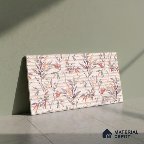 Highlighter Wall Tile TL 06485   24 inch x 12 inch Ceramic Matte Finish - 8 mm | Suitable for Accent / Feature Walls, Living Room, Bedroom, Bathroom, Kitchen Wall & Backsplashes