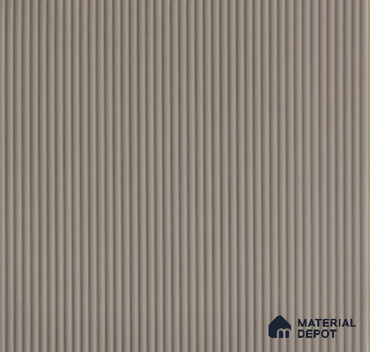 Warm Beige Plain Colour Louver PN 02726 8 ft x 12 inch Charcoal Panel - 6 mm | Suitable for Feature Wall, TV Unit & Living Room | Width is Subjected to 5% Variation