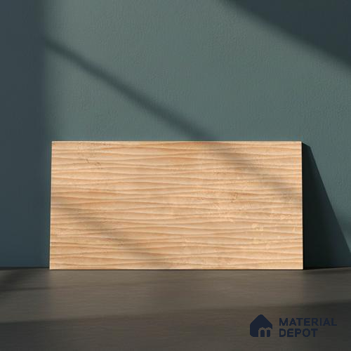 Highlighter Wall Tile TL 06480 C S Brech Dk Waves 2 ft x 1 ft Ceramic Matte Finish - 8 mm | Suitable for Living Room, Kitchen & Bathroom