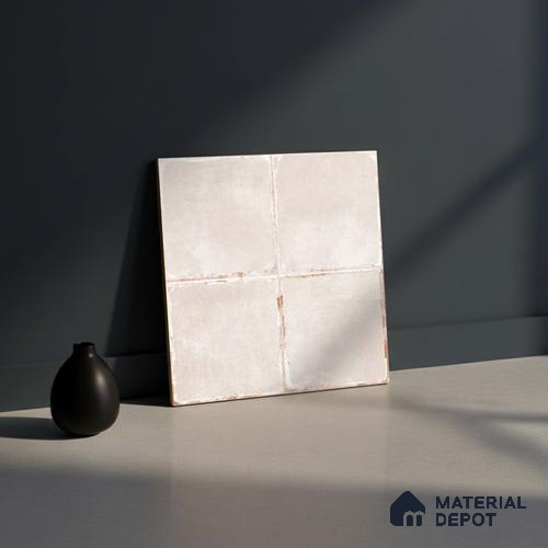 Plain Wall Tile TL 10113 Antic Rubi (MH-5) | 1 ft x 1 ft Ceramic Matte Finish - 9 mm | Suitable for Living Room, Bedroom, Terrace, Balcony, Dining