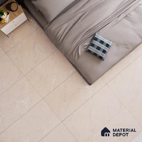 Marble Floor & Wall Tile TL 05617 Beige Polenta 4 ft x 2 ft Matte Finish Vitrified Tile - 9 mm