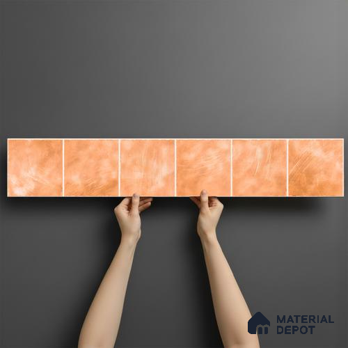 Stone Look Floor Tile TL 06574 E Penny Beige Art 35 Inch x 6 Inch Vitrified Matte Finish - 9 mm | Suitable for Living Room,Kitchen & Bedroom