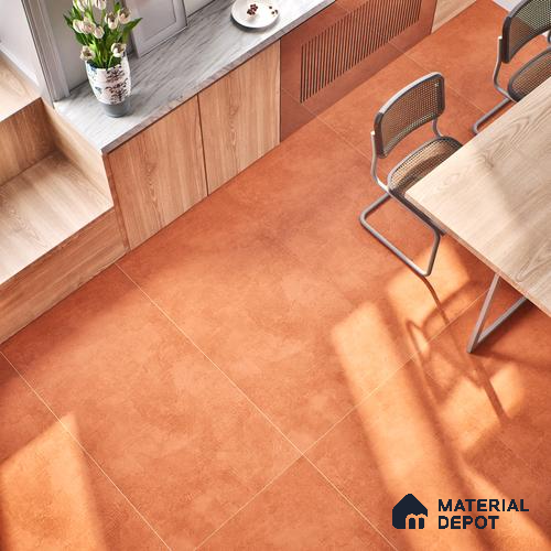 Stone Look Wall & Floor Tile TL 06612 D Azul Red 4 ft x 2 ft Vitrified Matte Finish - 9 mm | Random 3 | Suitable for Living Room, Bedroom, Bathroom, Kitchen, Dining