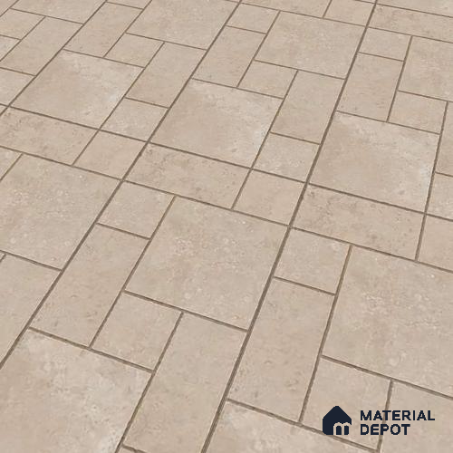 Stone Wall & Floor Tile TL 07201 Mustang Beige 2 ft x 4 ft Vitrified Matte Finish - 9 mm | Suitable For Living Room, Bedroom, Dining Area