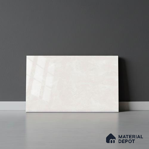 TL 01910 A Bisque Cream Light 18 x 12 inch Glossy Finish Ceramic Wall Tile - 6 mm