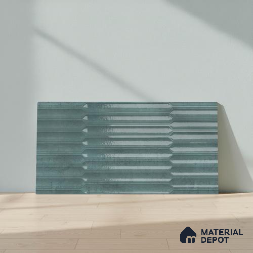 Faux Subway Wall Tile TL 06508 D SR GL 8073 24 inch x 12 inch Ceramic Glossy Finish - 8 mm | Suitable for Accent / Feature Walls, Bathroom, Kitchen Wall & Backsplashes | Please Expect a Slight Variation of Pattern