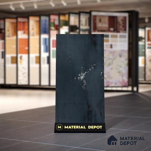 Metallic Floor & Wall Tile TL 06495 B Ferro Cobalt 4 ft x 2 ft Vitrified Matte Finish - 9 mm | Suitable for Living Room, Bedroom, Kitchen & Bathroom